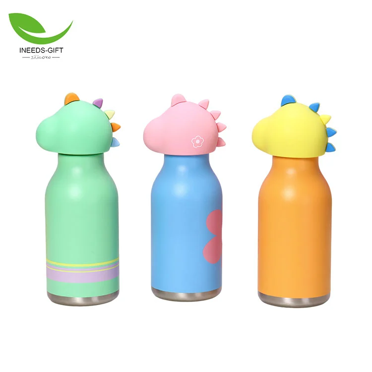 Isolierte Flasche aus tierischem Silikon