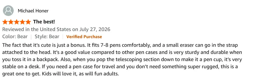 Silicone Pencil Case