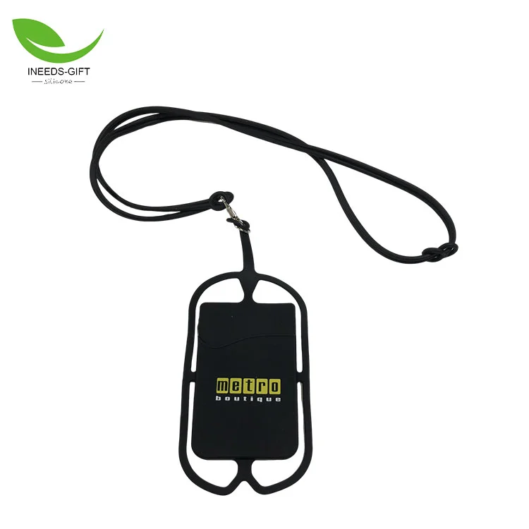 Silikon-Telefon-Lanyard-Kartenhalter